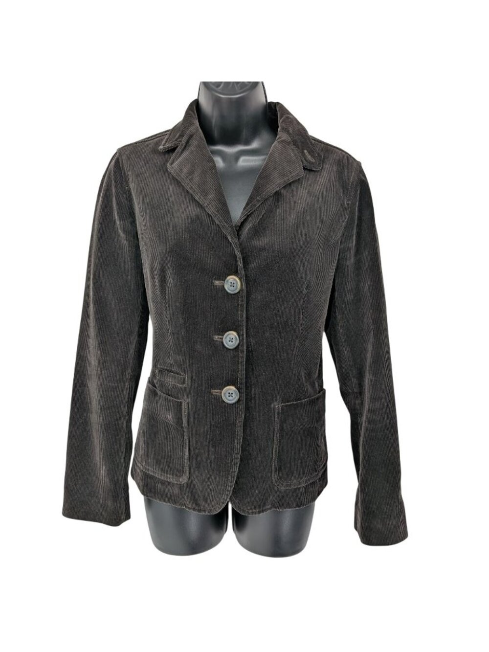 Y2K GAP Brown Corduroy Blazer Jacket Minimalist Academia Office Siren Preppy 6